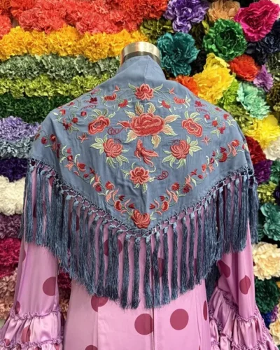LBF Mantón de flamenca niña. Varios colores