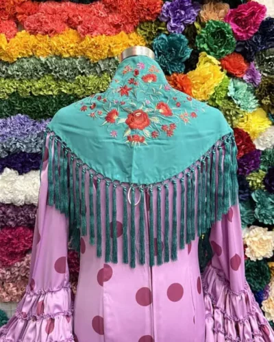 LBF Mantón de flamenca niña. Varios colores
