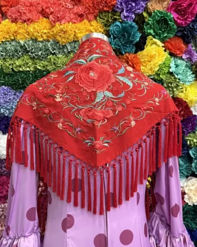 LBF Mantón de flamenca niña. Varios colores