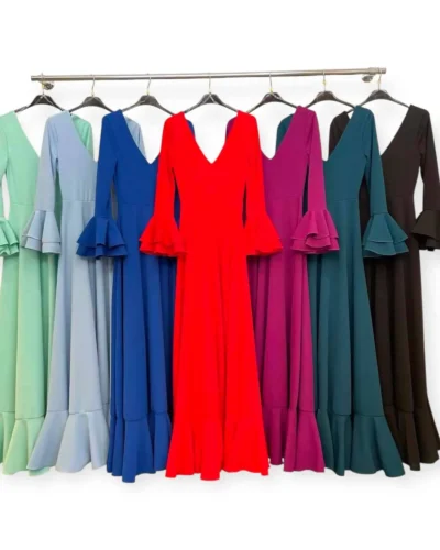 LBF Traje de flamenca lycra bata. Talla XS A XXL