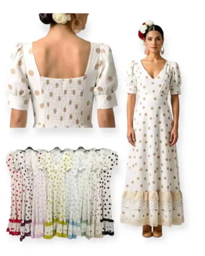 LBF Traje de flamenca bata. Talla XS A XXL