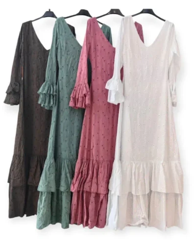 LBF Traje de Flamenca nejas perforado.