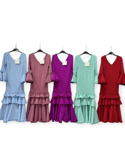 LBF Traje de flamenca  niña lycra. Talla 4-12