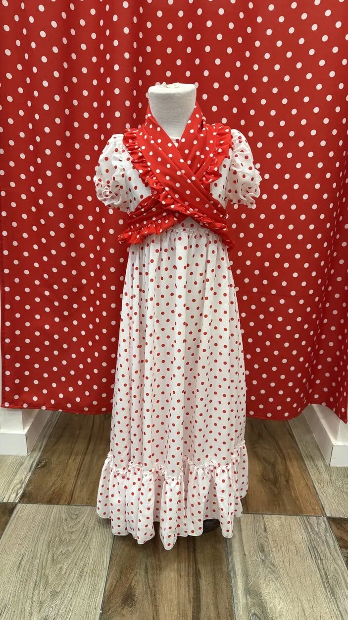 LBF Traje de flamenca niña. Talla 2-8