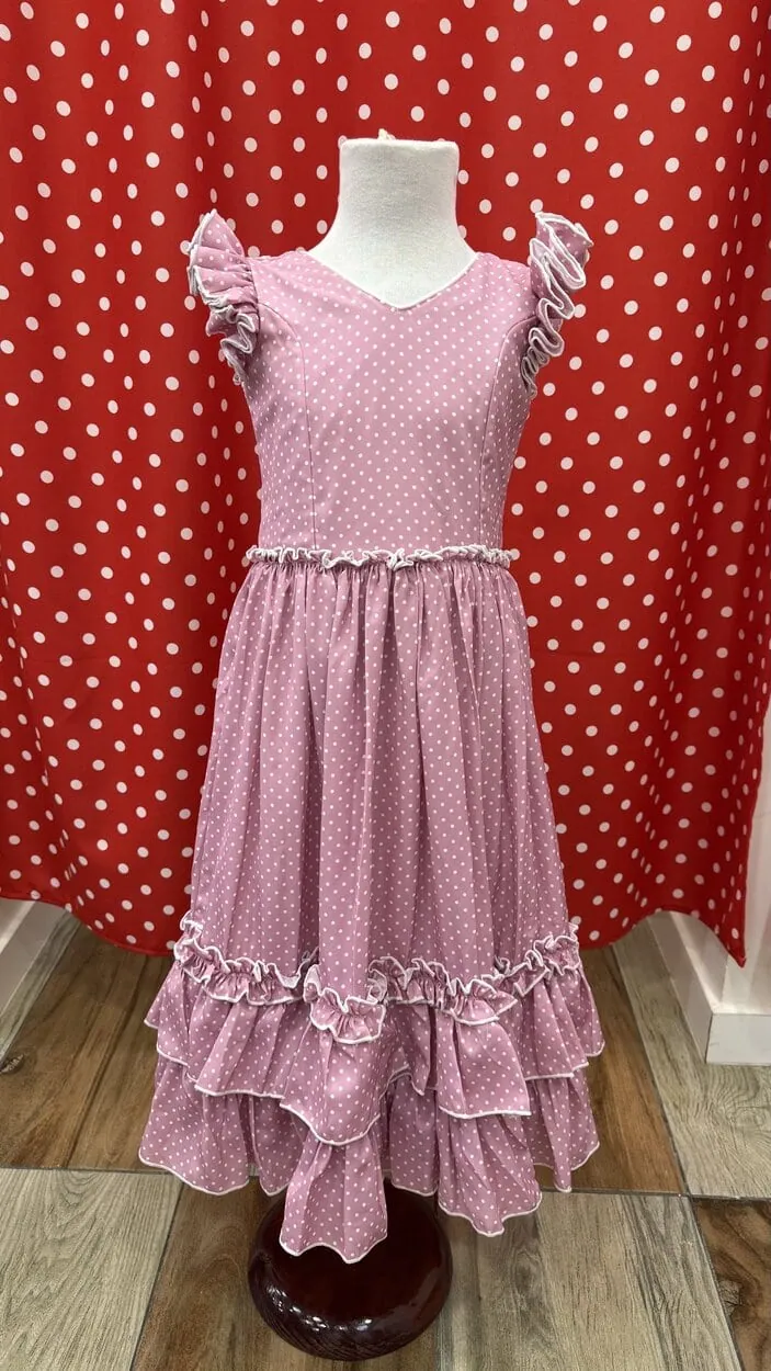 LBF Traje de flamenca niña. Talla 2-8