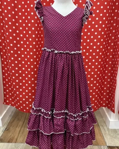 LBF Traje de flamenca  niña. Talla 2-8