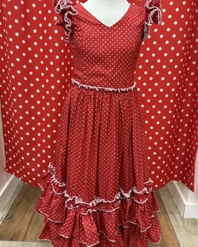 LBF Traje de flamenca  niña. Talla 2-8
