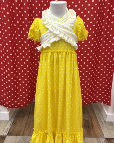 LBF Traje de flamenca niña. Tallas 2 a 8
