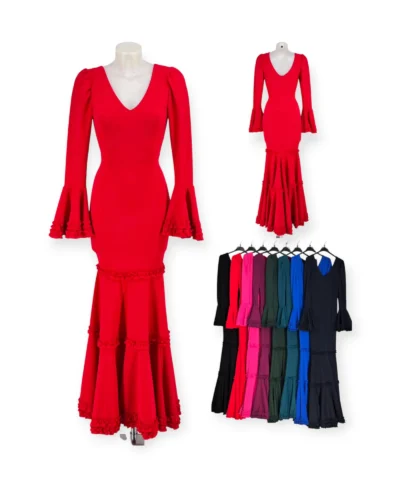 LBF Traje de Flamenca canastero garrucha. Tallas XS A XXL