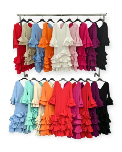 LBF Traje de flamenca  niña sevilla. Talla 4- 12