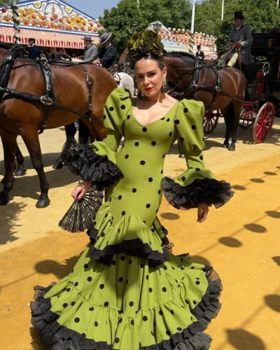 LBF Traje flamenca Lara. Talla 34 a 60