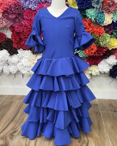 LBF  Traje de flamenca niña strech. Talla 4