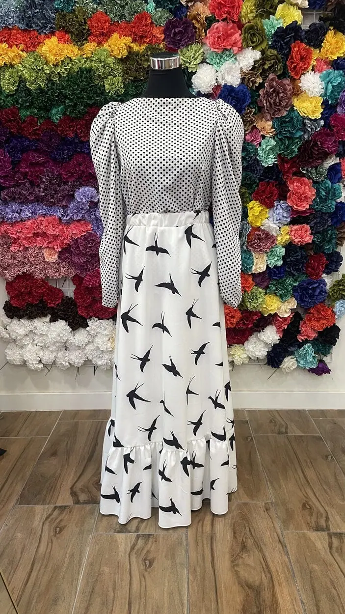 LBF Falda de flamenca. Talla única
