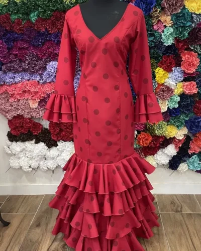LBF Traje flamenca Azahar strech. Talla 44