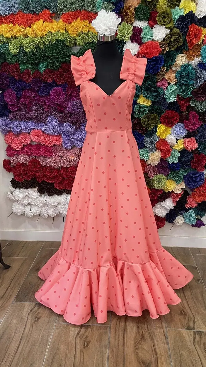 LBF Traje flamenca Zarzamora strech. Talla 40 - Imagen 2