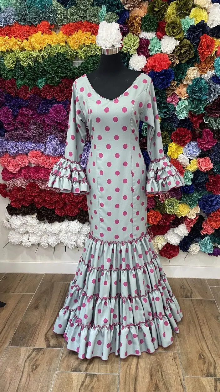 LBF Traje flamenca Lupita strech. Talla 40 - Imagen 2
