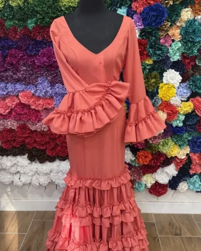 LBF Traje de flamenca Lila strech. Tallas 36