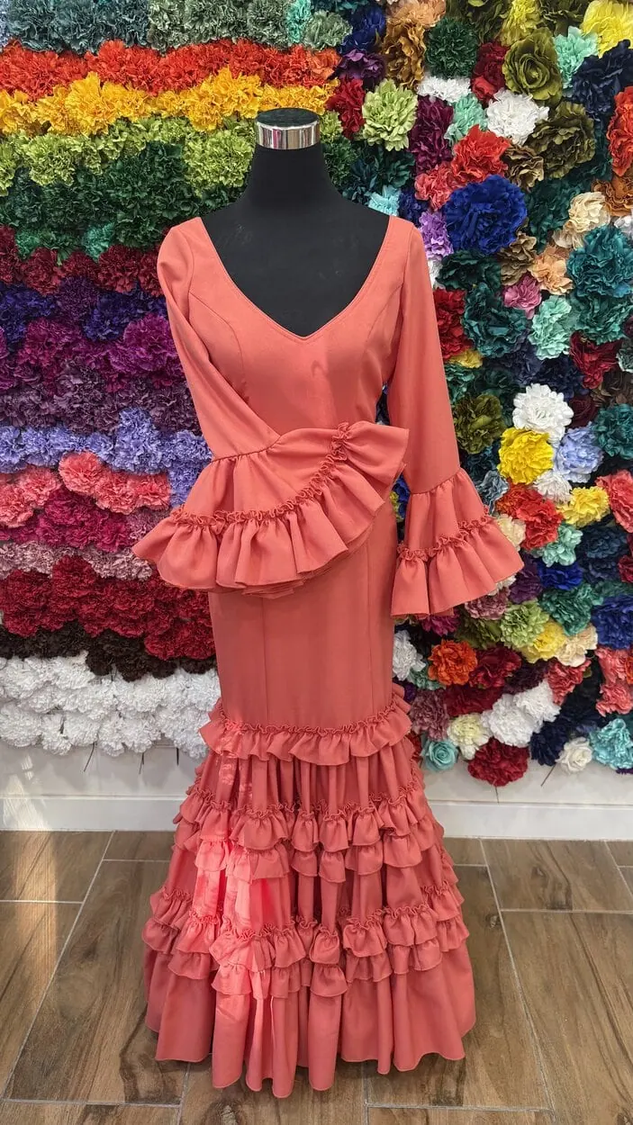 LBF Traje de flamenca Lila strech. Tallas 36