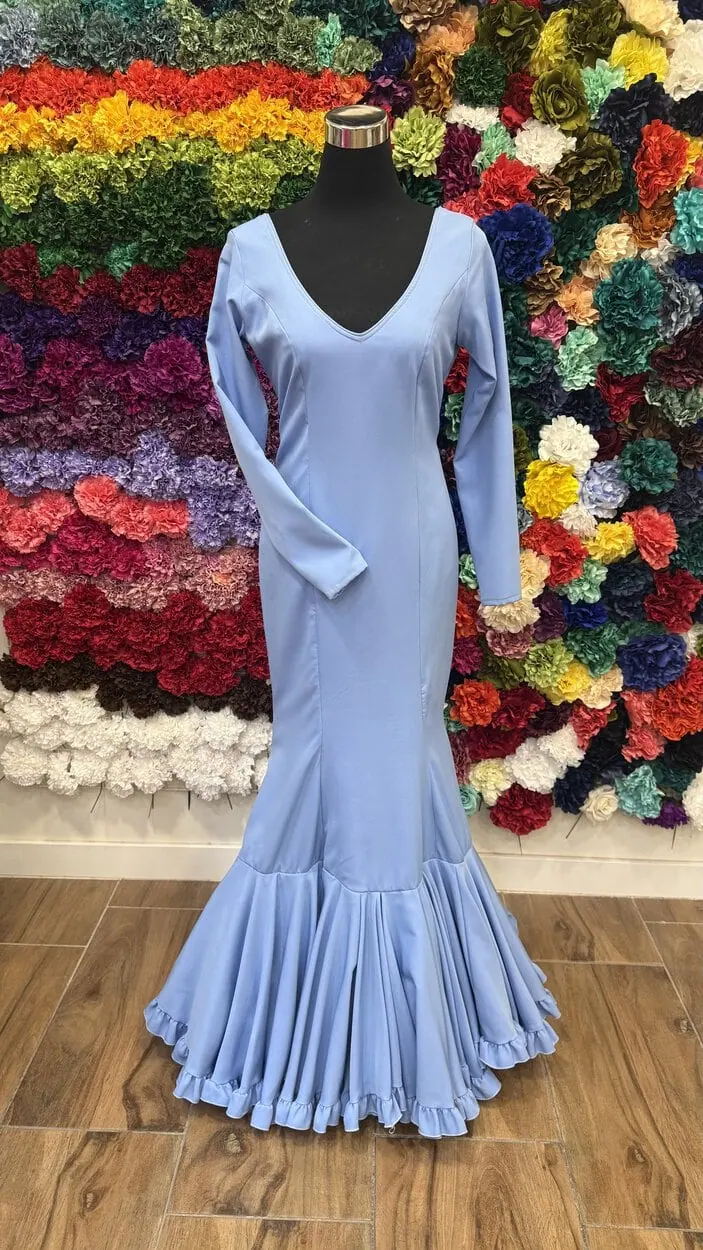 LBF Traje flamenca Clavel lycra bioelastica. Talla 36
