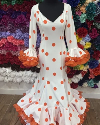LBF Traje flamenca Candela Lycra Bioelastica. Talla 40