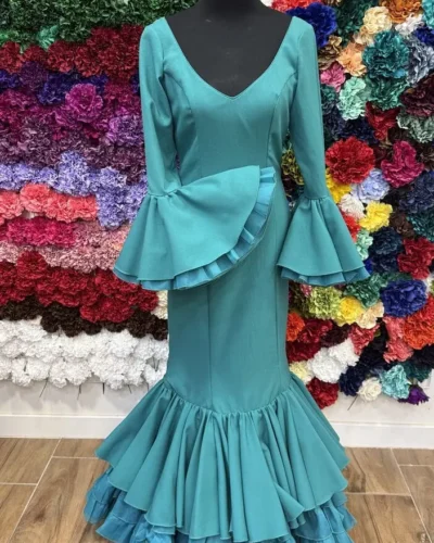 LBF Traje flamenca Clavel strech. Talla 36