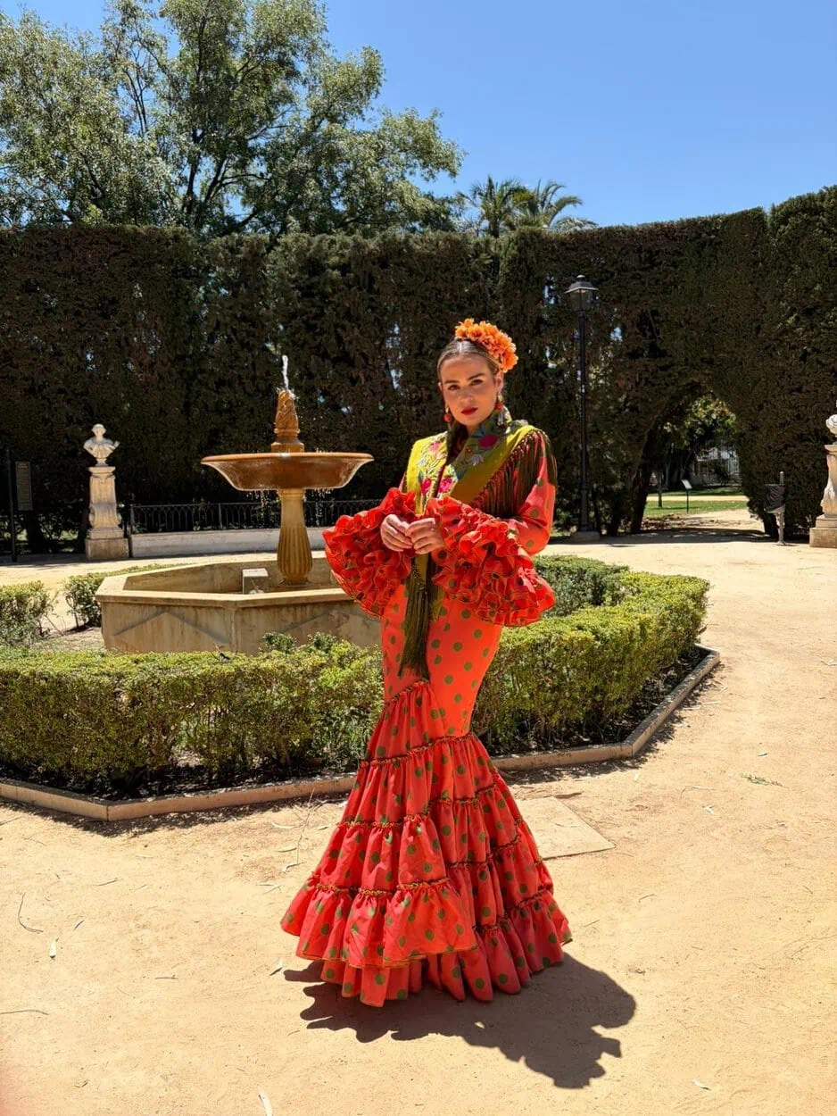 LBF Traje flamenca Irene strech. Talla 36 a 46 - Imagen 2