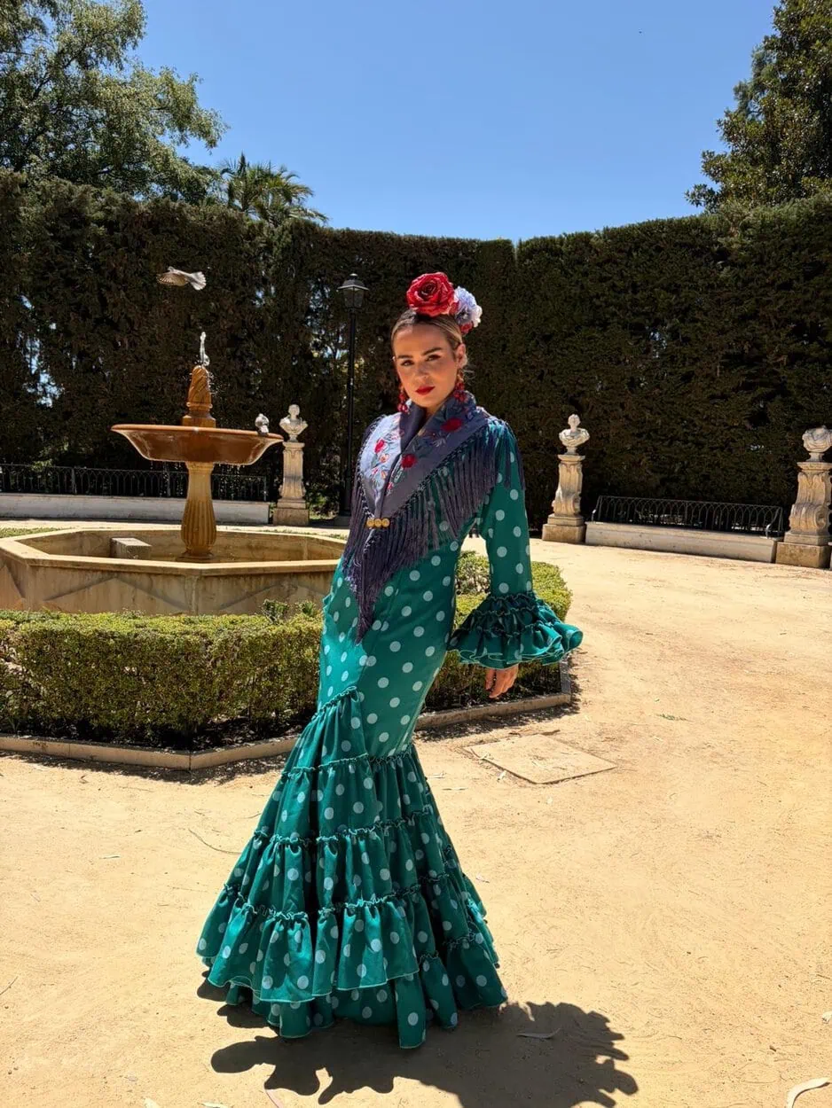 LBF Traje flamenca Irene strech. Talla 36 a 46 - Imagen 2