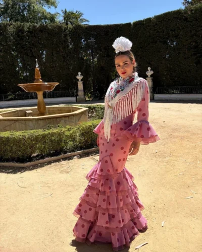 LBF Traje flamenca Sevilla especial Strech. Talla 36 a 46