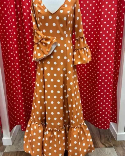 LBF Traje flamenca Rociana Lycra Bioelastica. Talla 46
