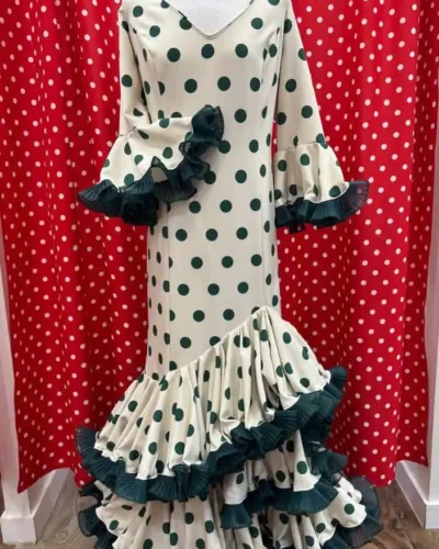LBF Traje flamenca Jara Lycra Bioelastica. Talla 54