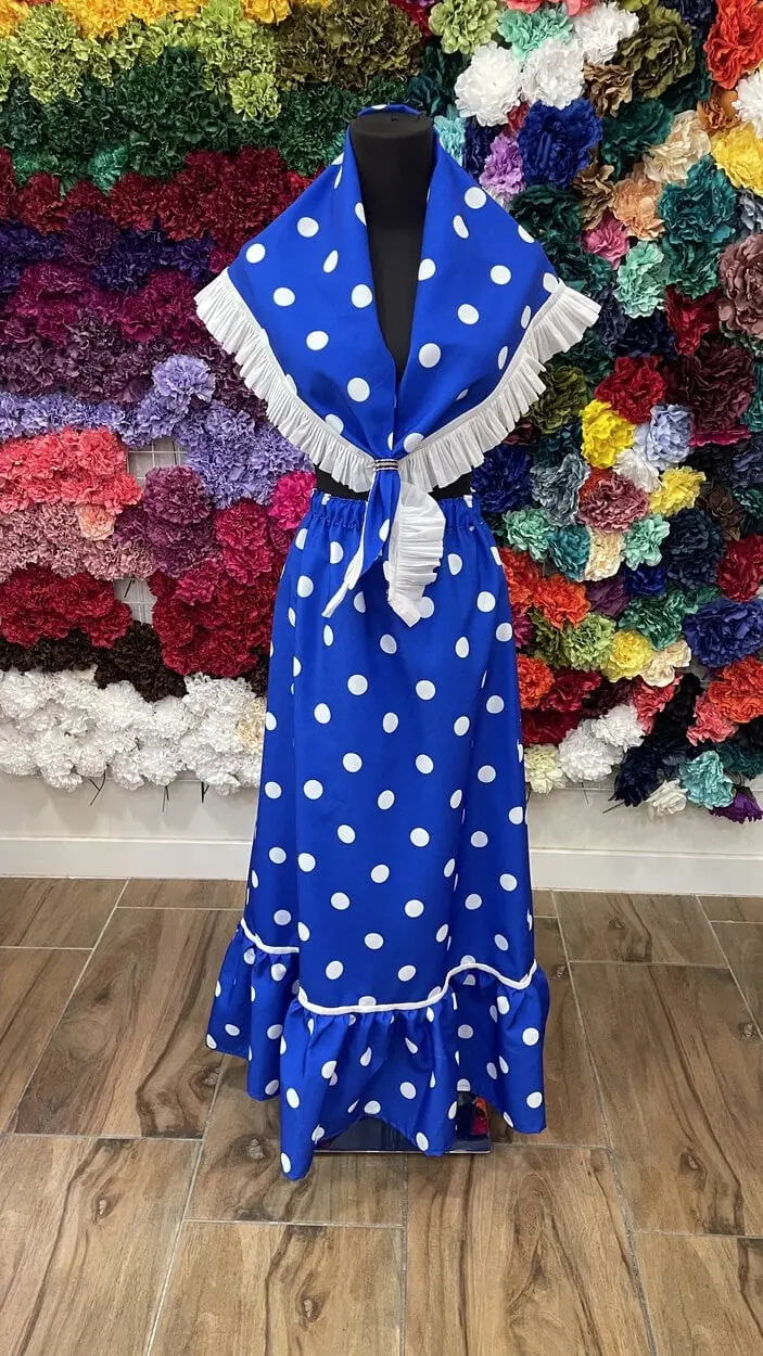 LBF Conjunto Pico y Falda de flamenca. Talla única
