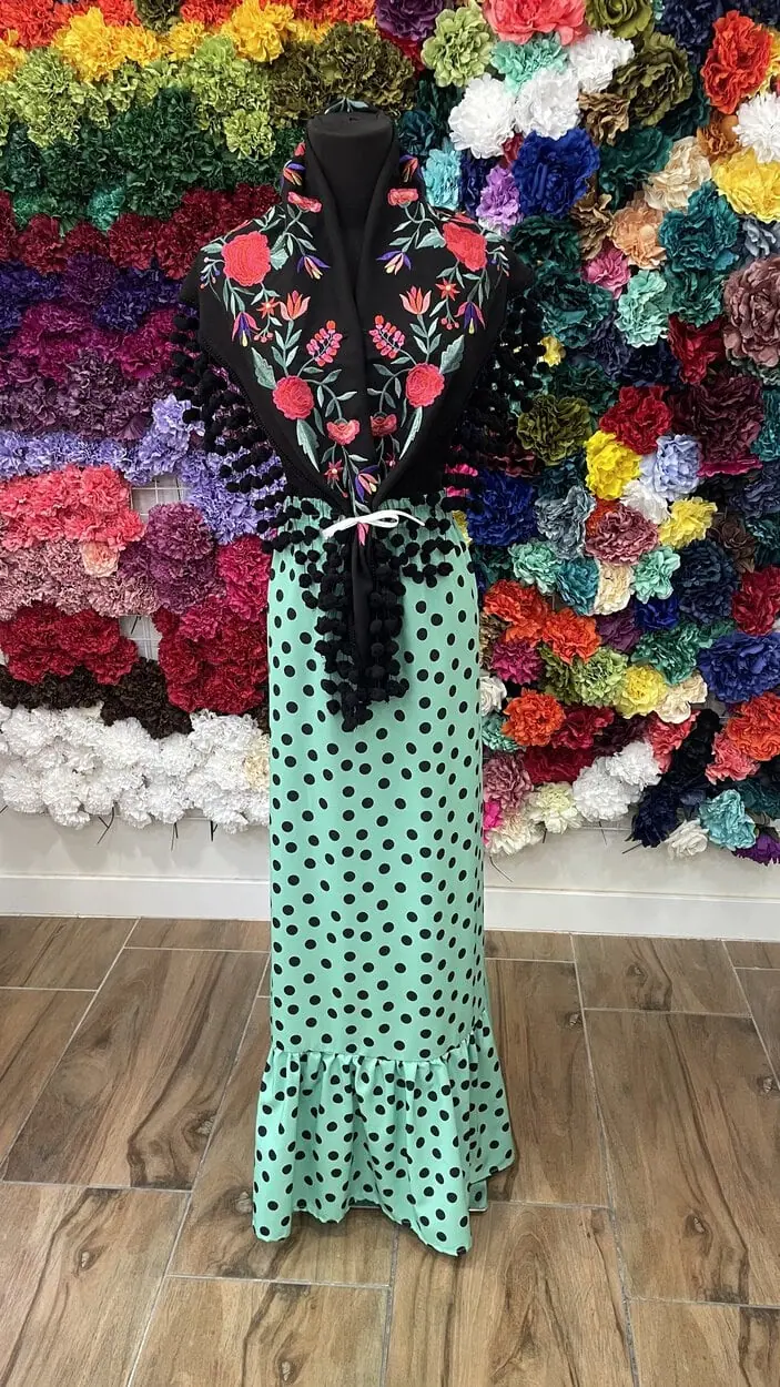LBF Falda de flamenca. Talla única