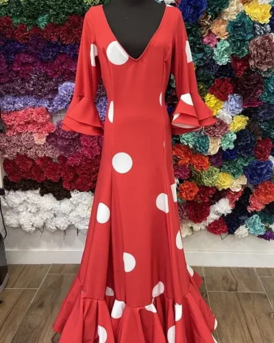 LBF Traje de flamenca Neja Lycra Bioelastica. Talla 54