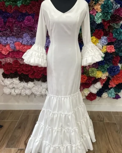 LBF Traje flamenca Lupita emboss. Talla 46