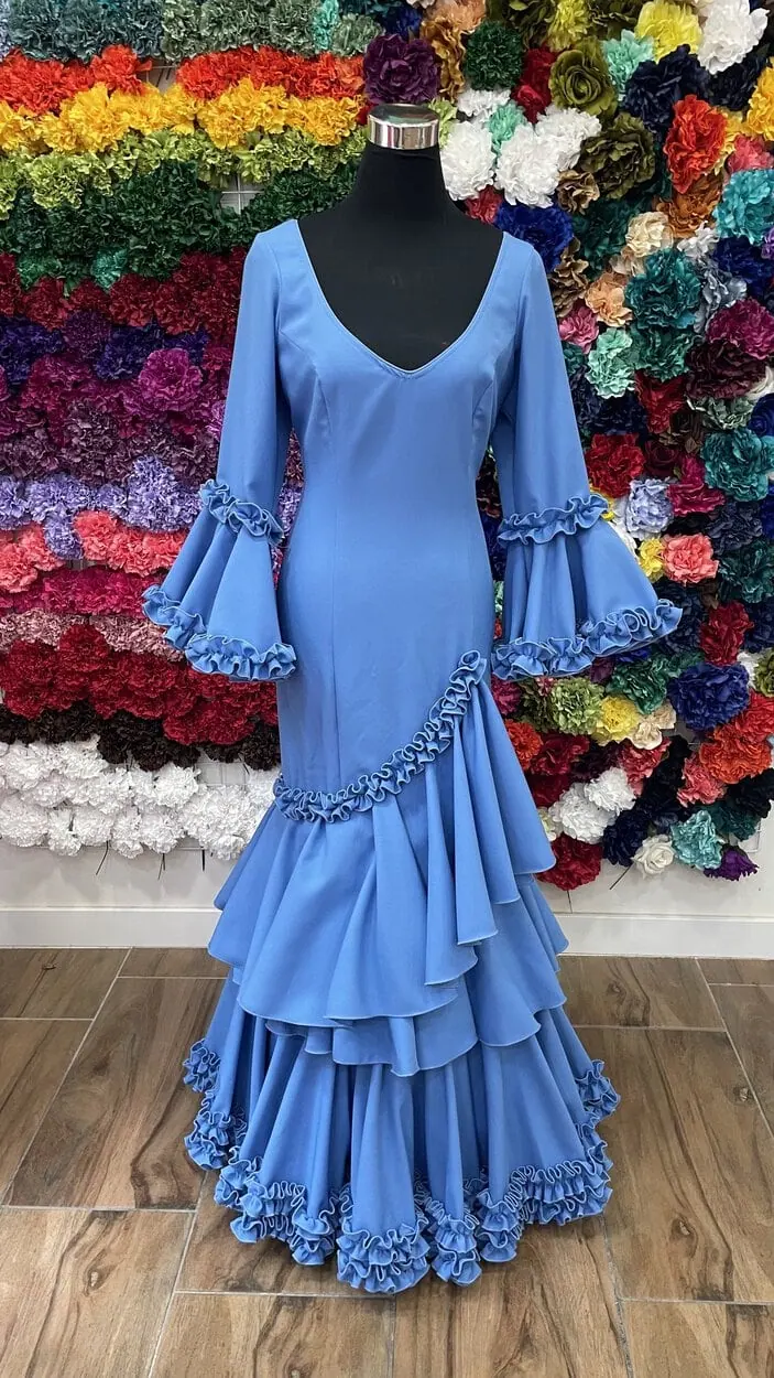 LBF Traje flamenca Jade strech. Talla 46
