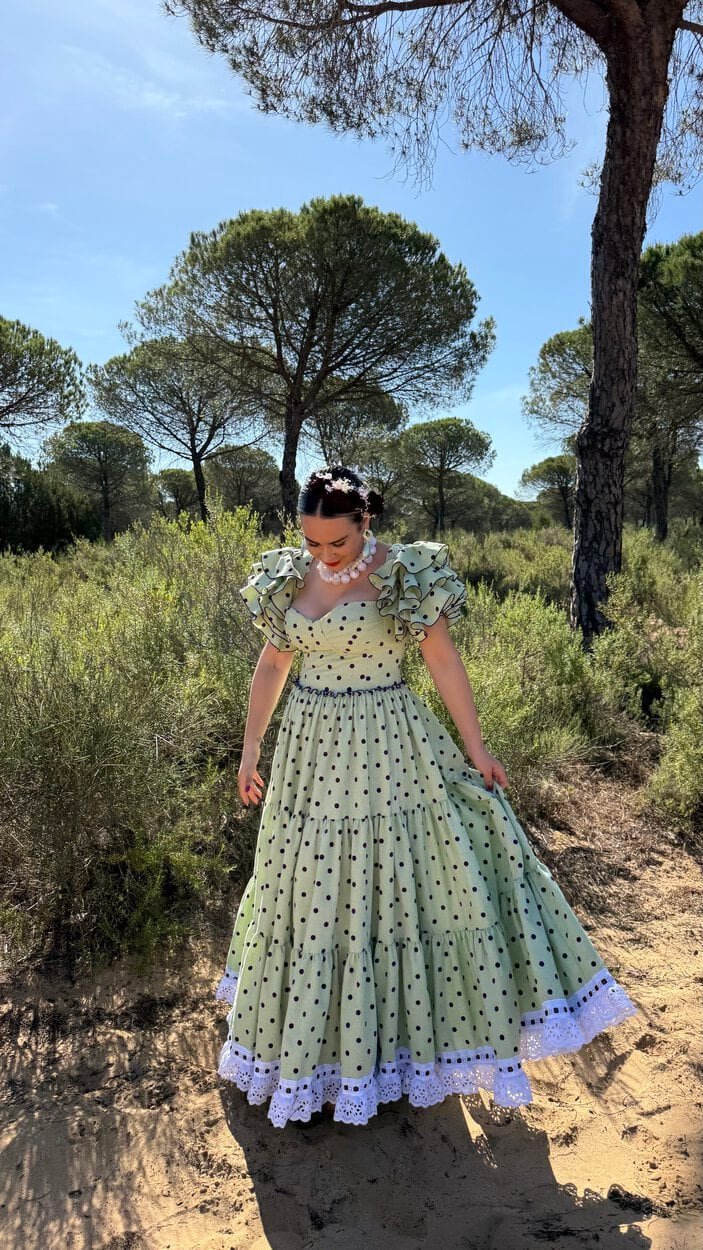 LBF Traje flamenca Buganvilla. Talla 34 a 60 - Imagen 2