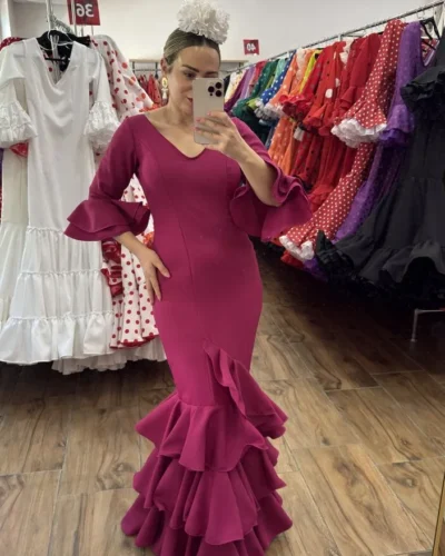 LBF Traje de flamenca Sevilla. Talla 48 A 54 varios colores