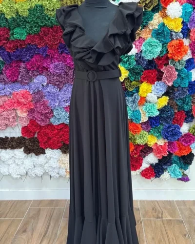 LBF Traje de flamenca bata lycra. Tallas única
