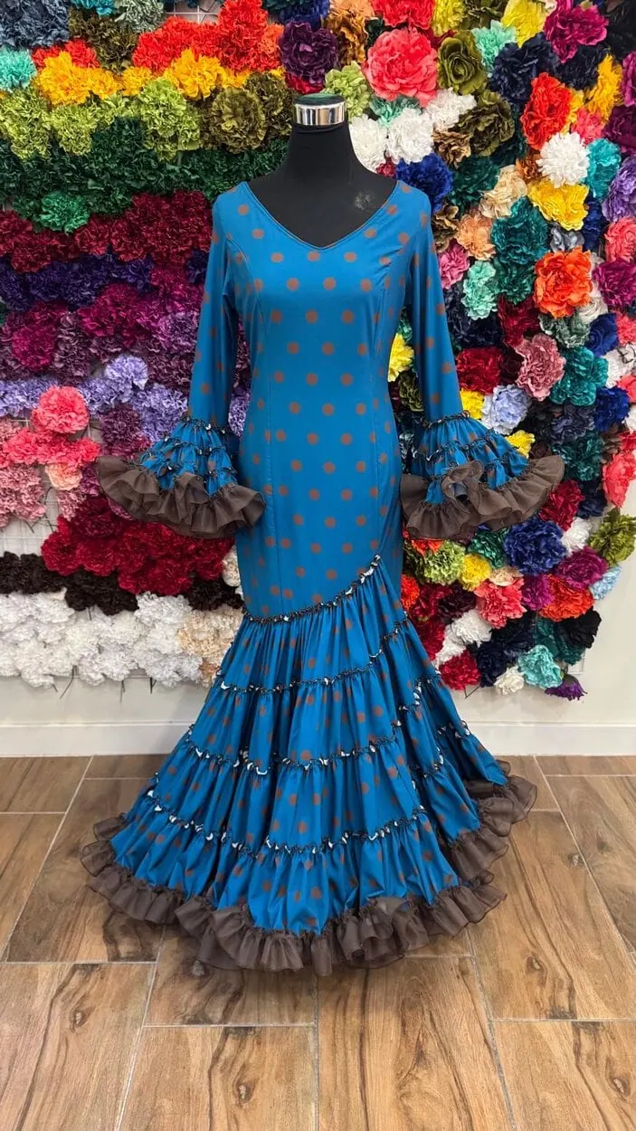 LBF Traje de flamenca Andrea lycra bioelastica. Talla 42