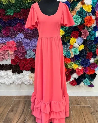 LBF Traje de flamenca bata lycra. Tallas S-M