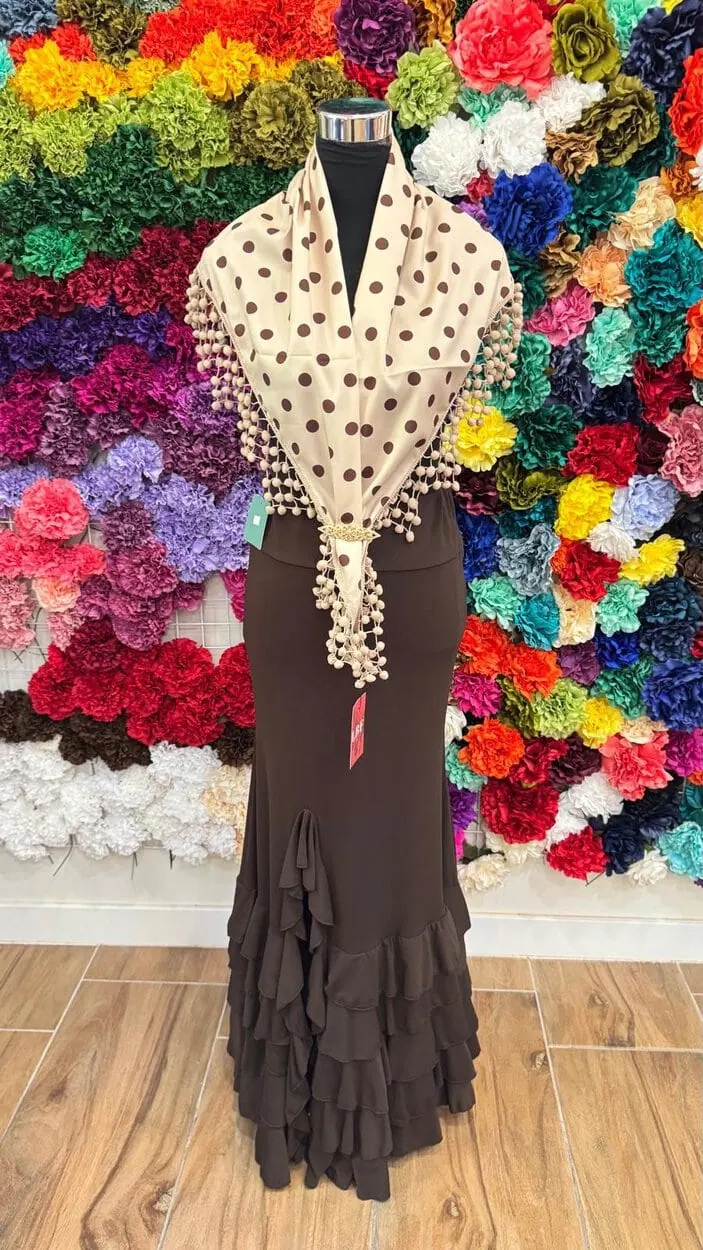 LBF Falda de flamenca. Talla única