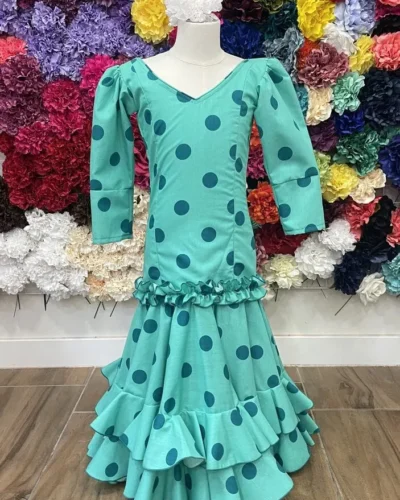 LBF Traje de flamenca Estefania strech niña. Talla 4