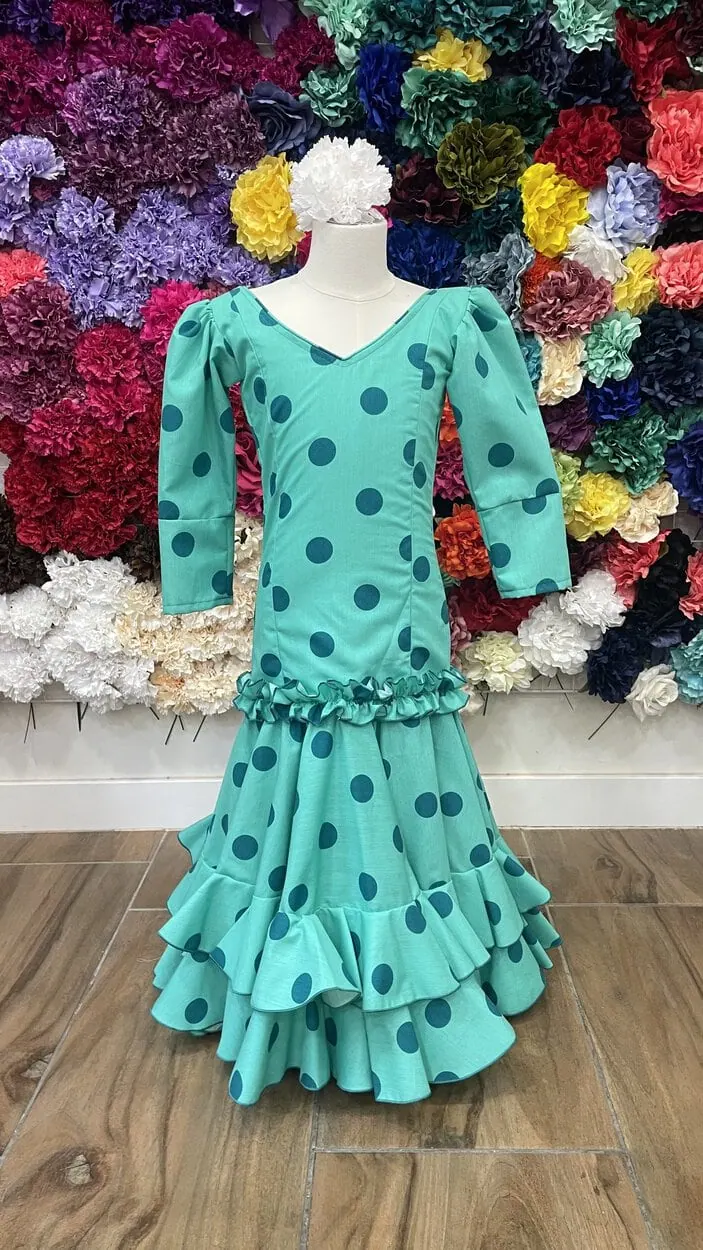 LBF Traje de flamenca Estefania strech niña. Talla 4