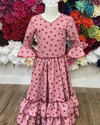 LBF Traje de flamenca Lola strech niña. Talla 2