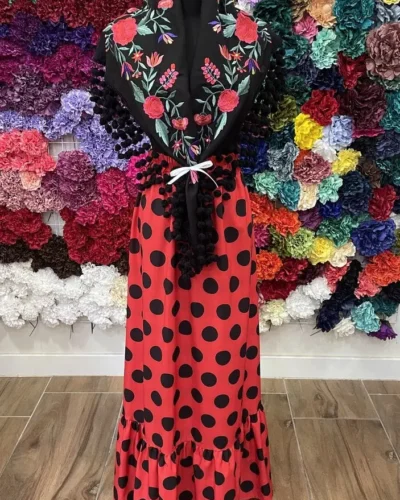 LBF Falda de flamenca. Talla única