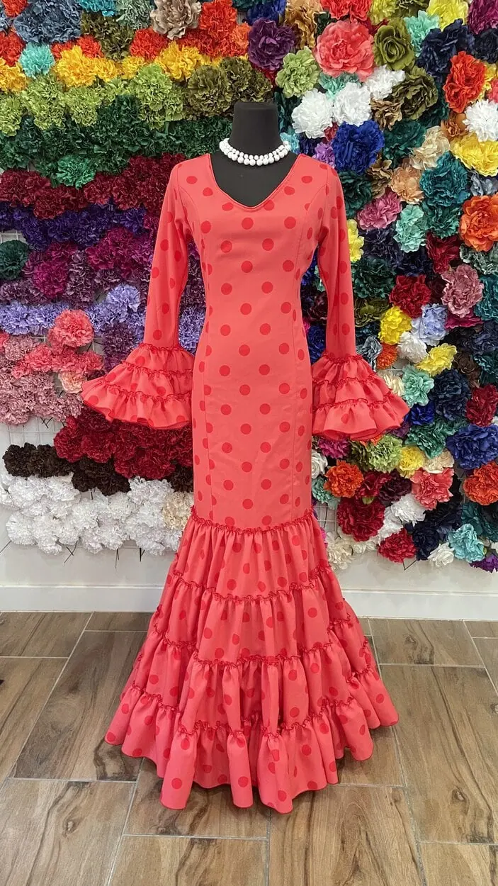 LBF Traje de flamenca Lupita Strech. Talla 46