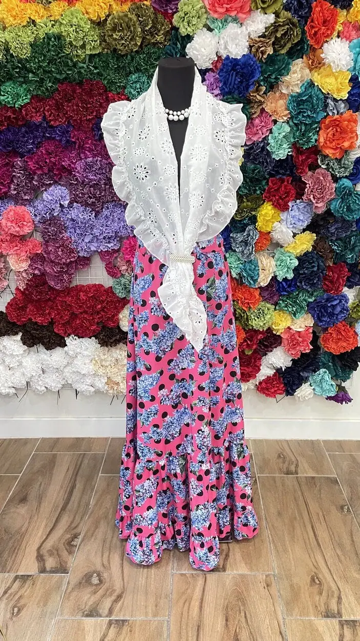LBF Falda de flamenca. Talla única