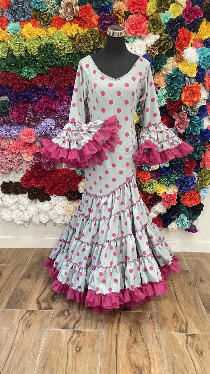 LBF Traje de flamenca Andrea Strech. Talla 46