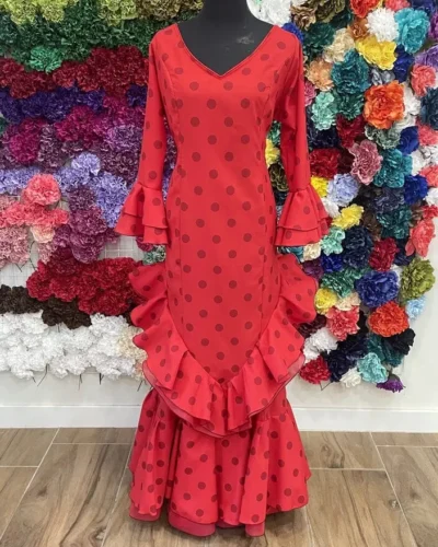 LBF Traje de flamenca Cataleya Strech. Talla  52