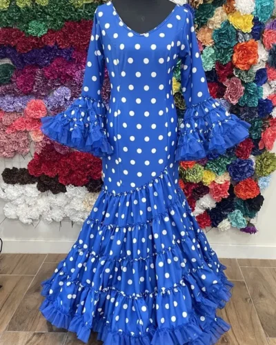 LBF Traje de flamenca Andrea Strech. Talla 46